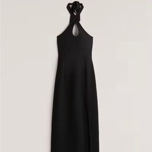 Keyhole Halter Maxi Dress Medium